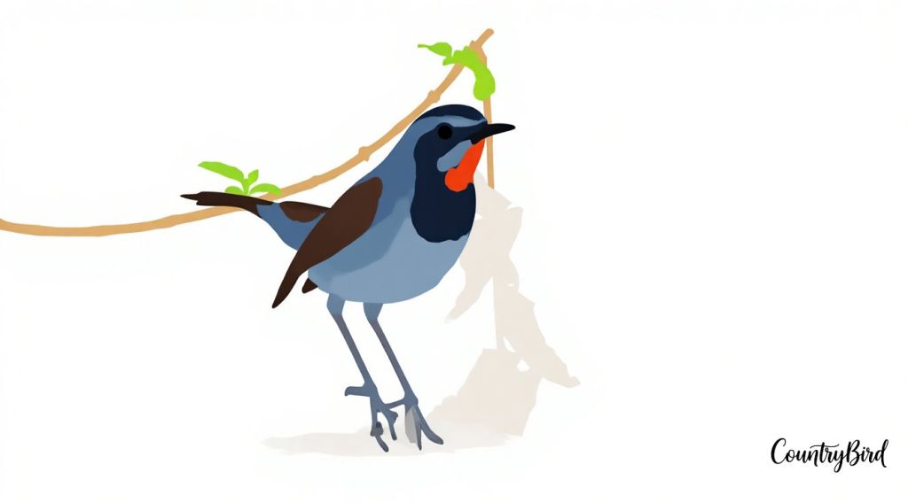 The Himalayan Rubythroat – The Rock Star with a "Chest Gem"