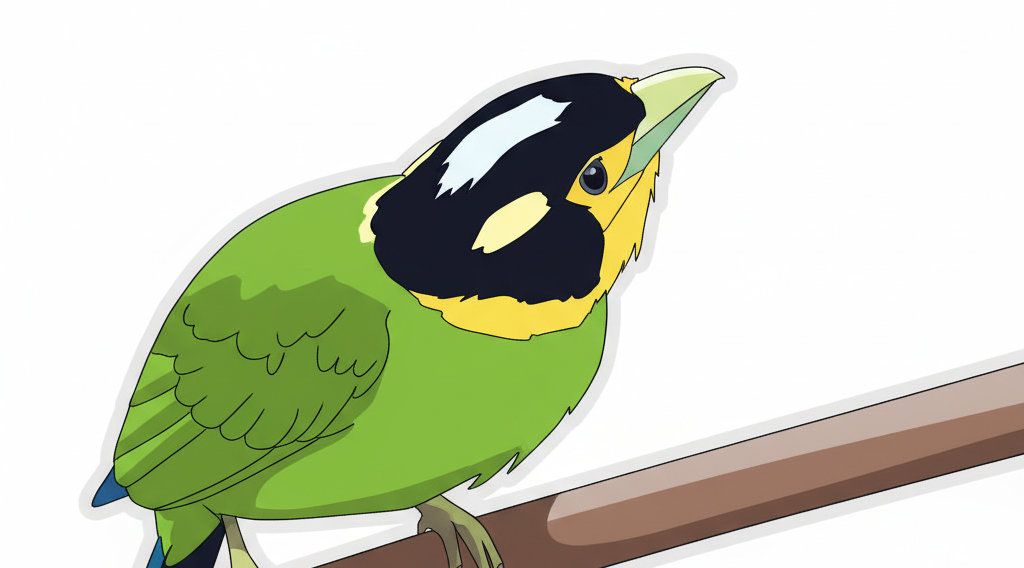 The Long-tailed Broadbill: Nature's Living, Breathing Identity Crisis