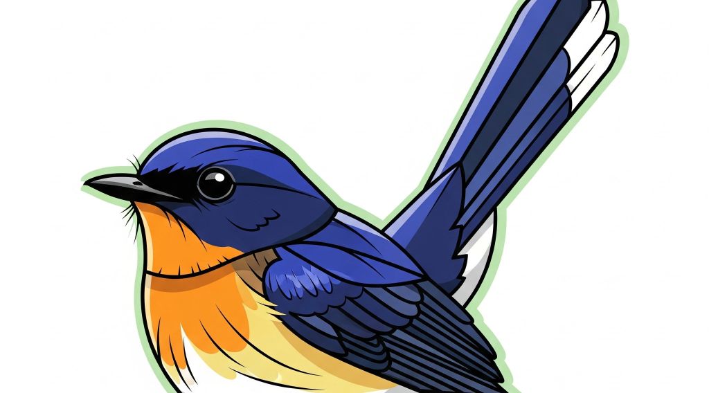 The Hill Blue Flycatcher: A Blue Bird with a Serious Fashion Sense
