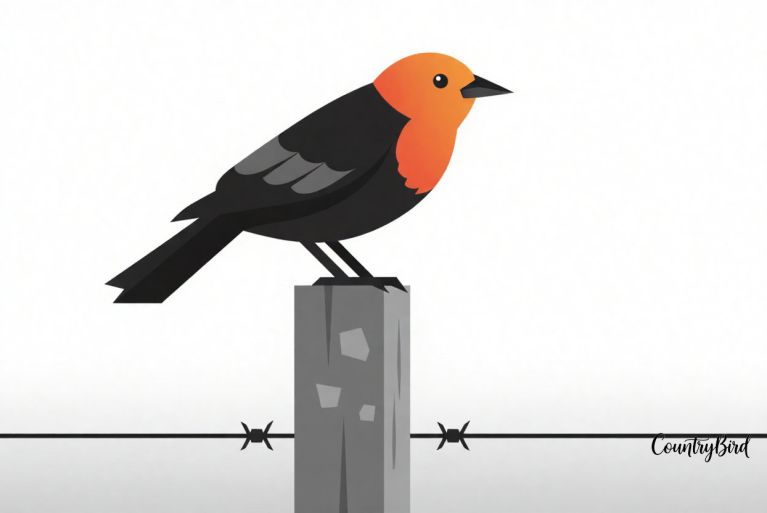 The Scarlet-headed Blackbird – Nature’s Walking Strawberry Mochi