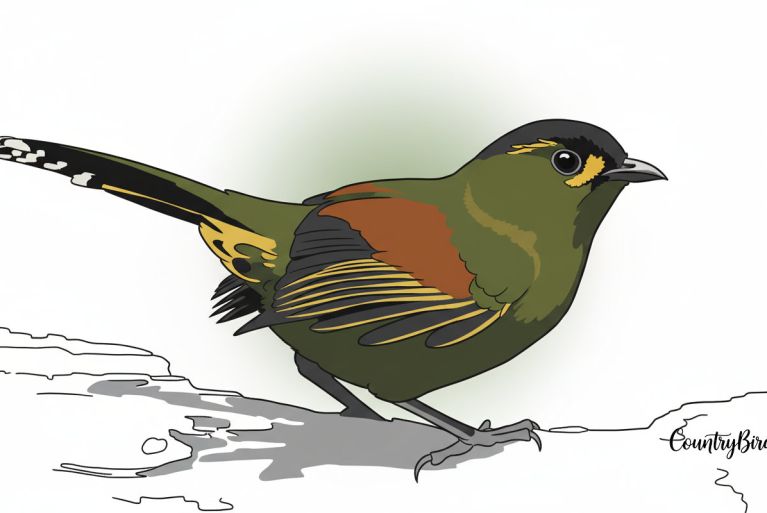 Steere's Liocichla: The Subtle Diva of the Montane Forest