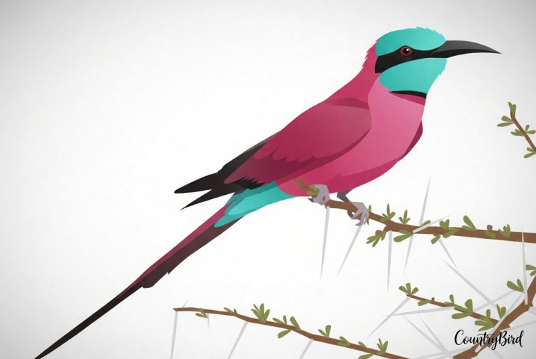 The Northern Carmine Bee-eater: Nature's Dapper Aerial Assassin