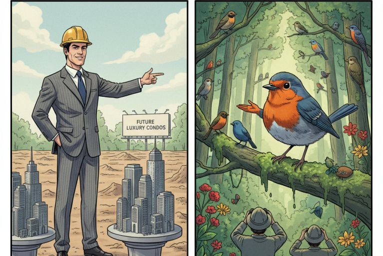 Kin Town Birdwatching Adventure: When Nature Becomes the Ultimate Real-Estate Tycoon!