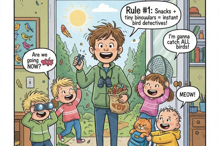 Birdwatching with Children: Games and Tips for a Nature Walk